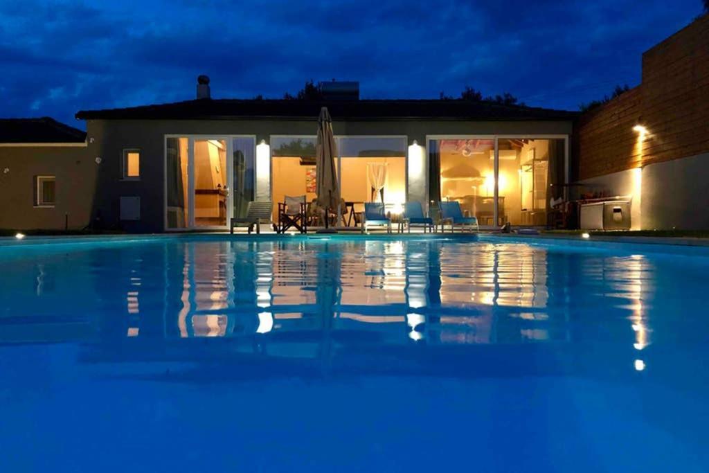Sunlit Pool House Posidhonía Exterior foto