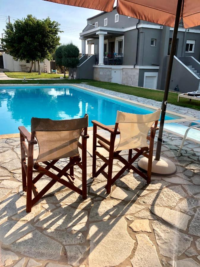 Sunlit Pool House Posidhonía Exterior foto