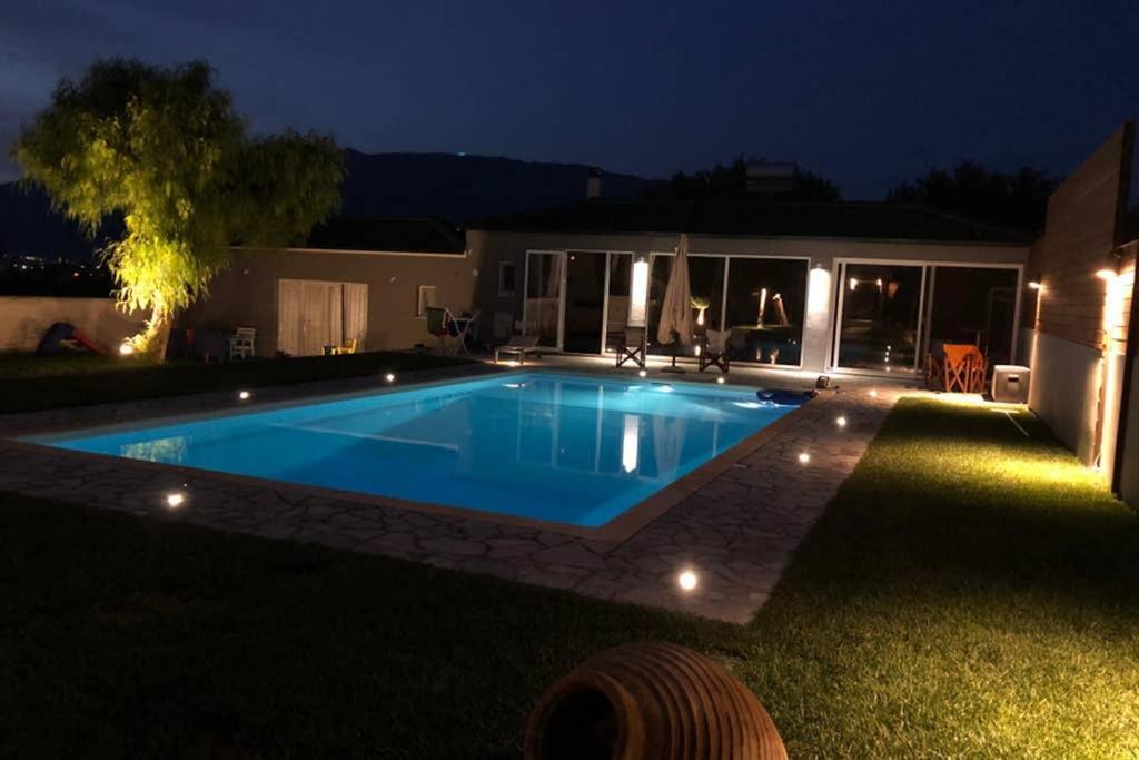 Sunlit Pool House Posidhonía Exterior foto